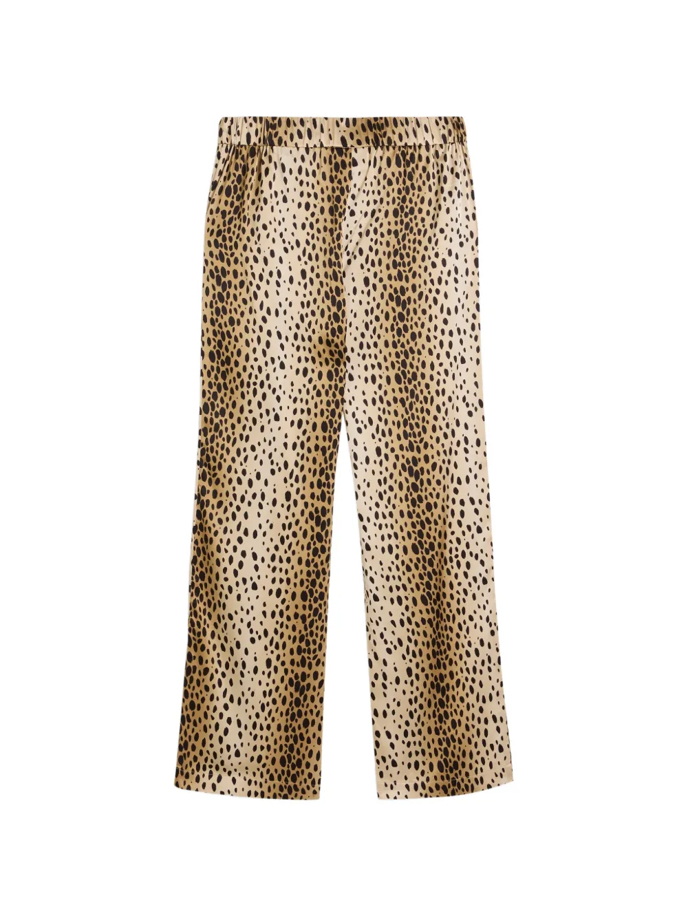 Juicy Couture Satijnen pyjama met luipaardprint Beige