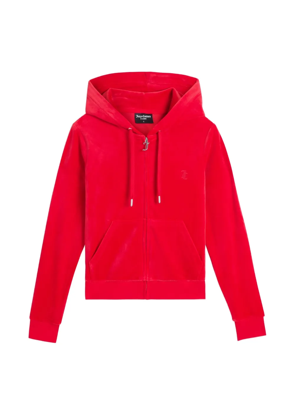 Juicy Couture Felpa Robertson in velluto con cappuccio - Rosso
