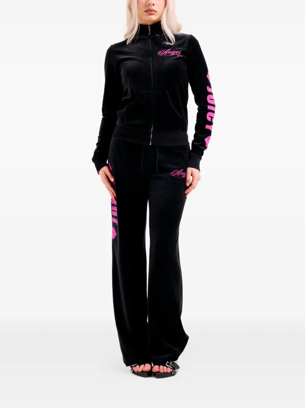 Juicy Couture Angel sweater met textuur Zwart
