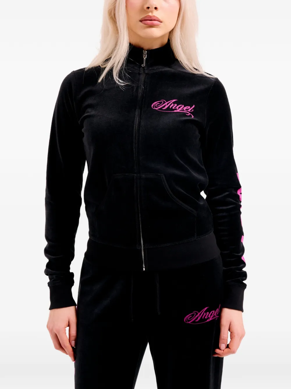 Juicy Couture Angel sweater met textuur Zwart