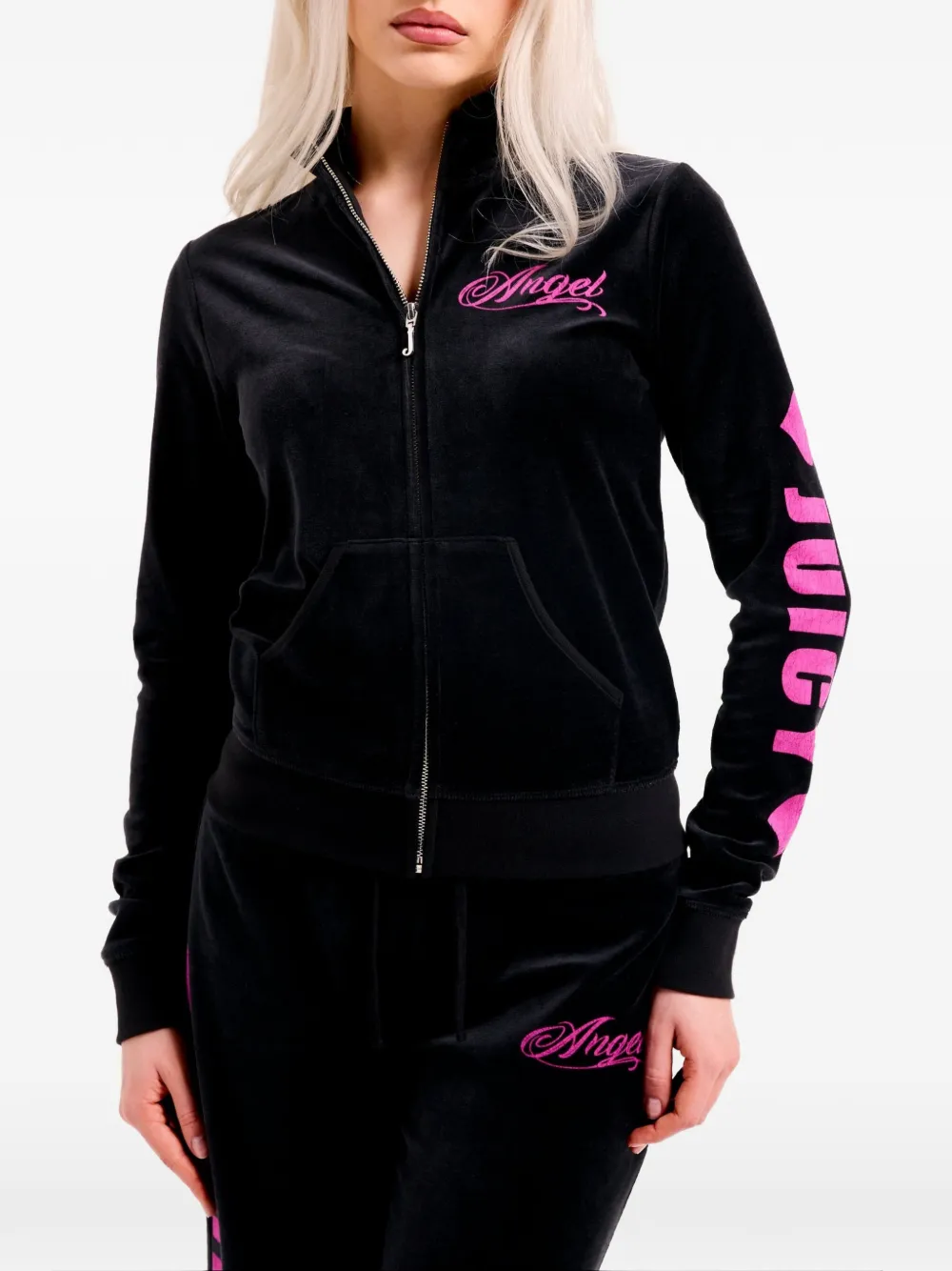 Juicy Couture Angel sweater met textuur Zwart