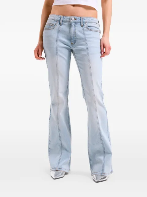 Juicy Couture Crown-embroidered flared jeans