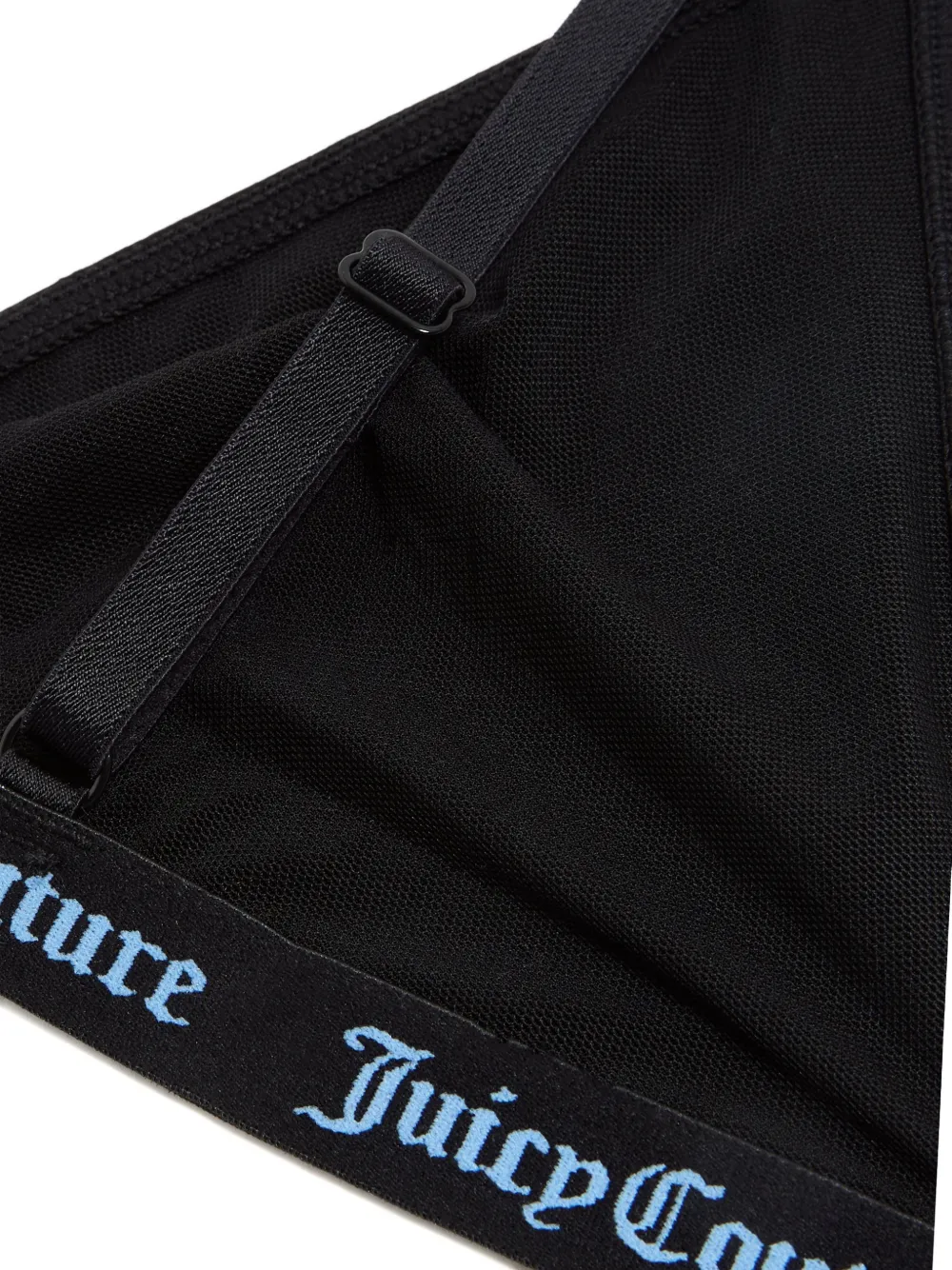 Juicy Couture Triangel bh en string Zwart