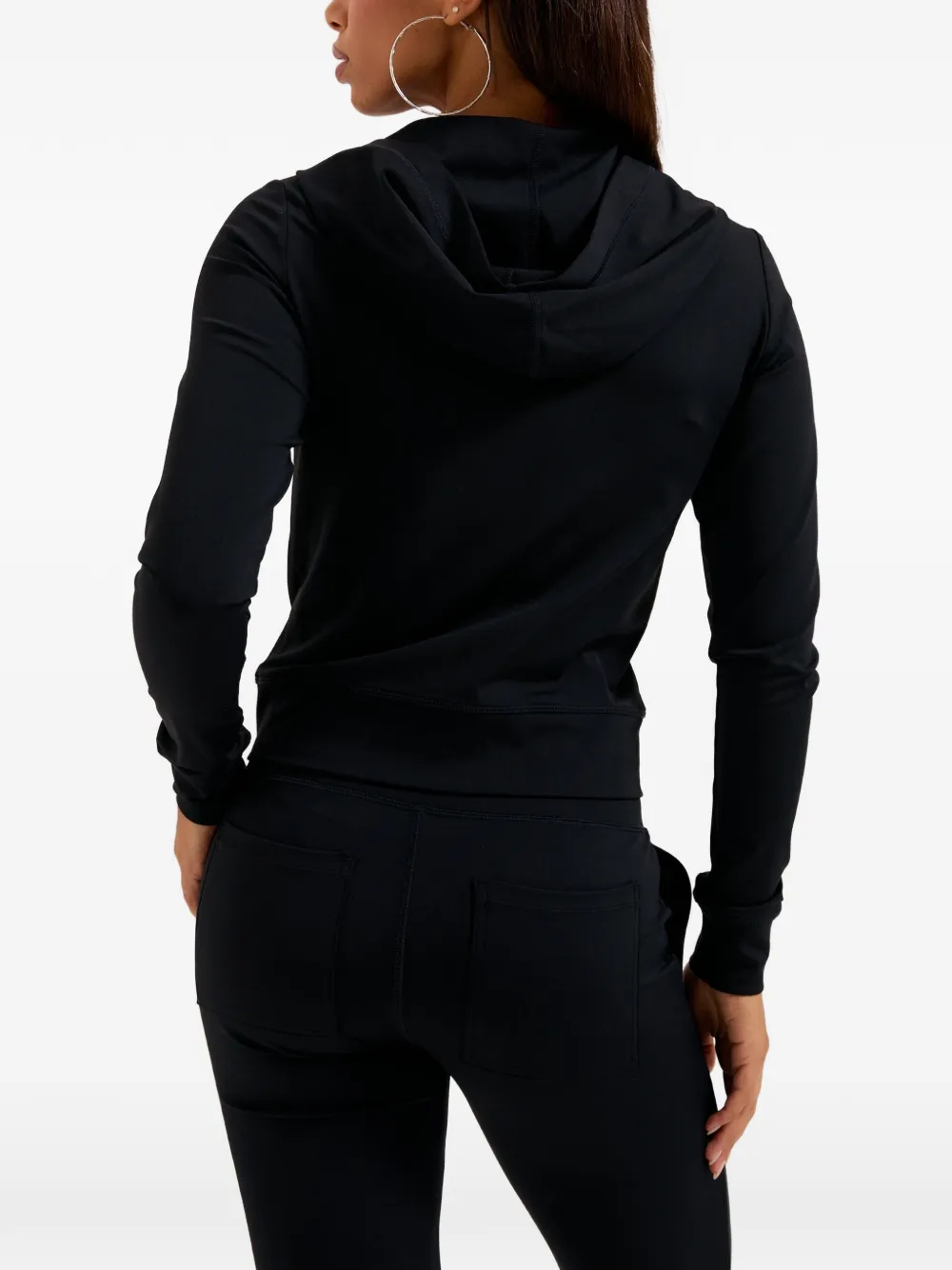 Juicy Couture Peached Active hoodie met rits Zwart