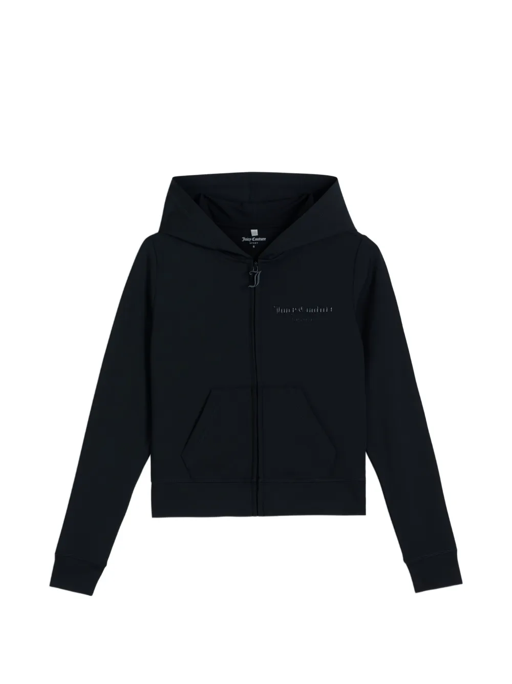 Juicy Couture Felpa Peached Active con zip - Nero