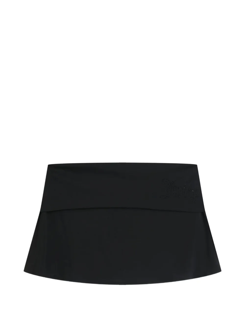 Juicy Couture diamanté roll-down mini skirt