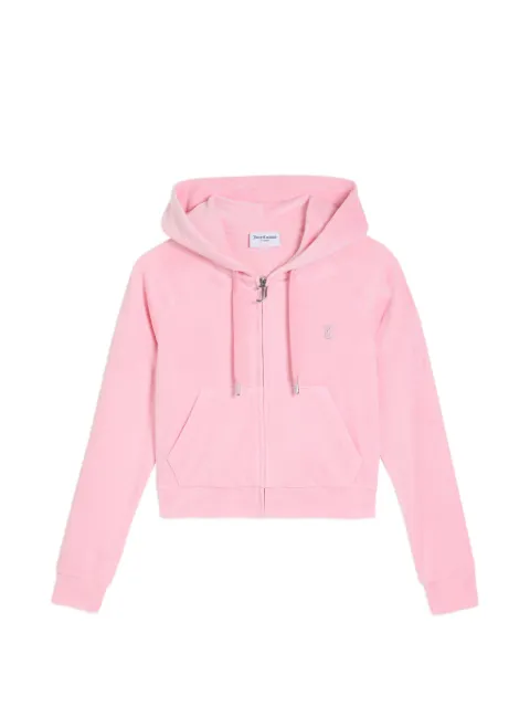 Juicy Couture Diamanté velour hoodie