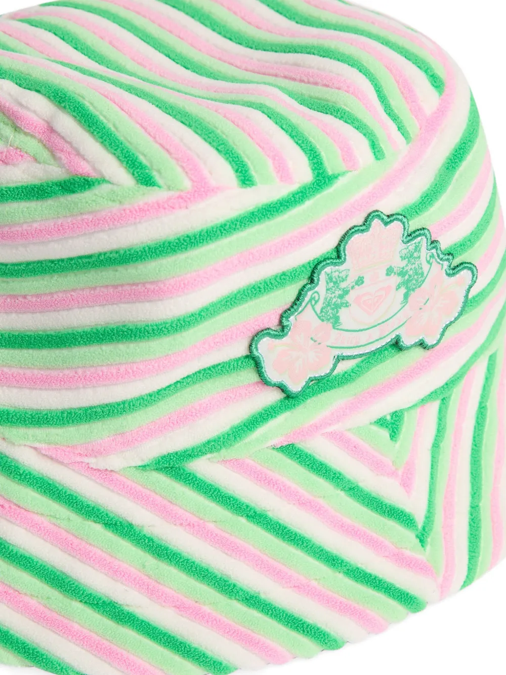 Juicy Couture x Roxy omkeerbare vissershoed met logopatch Roze