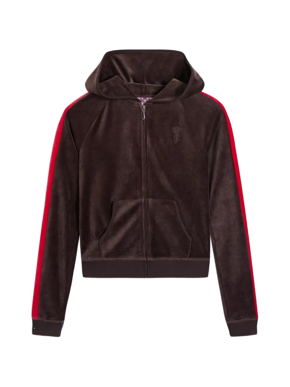 Juicy Couture Felpa Heritage con cappuccio - Marrone