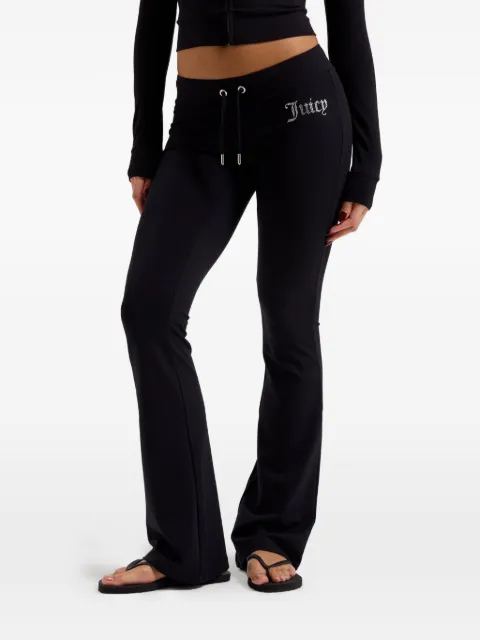 Juicy Couture diamanté-logo low-rise track pants
