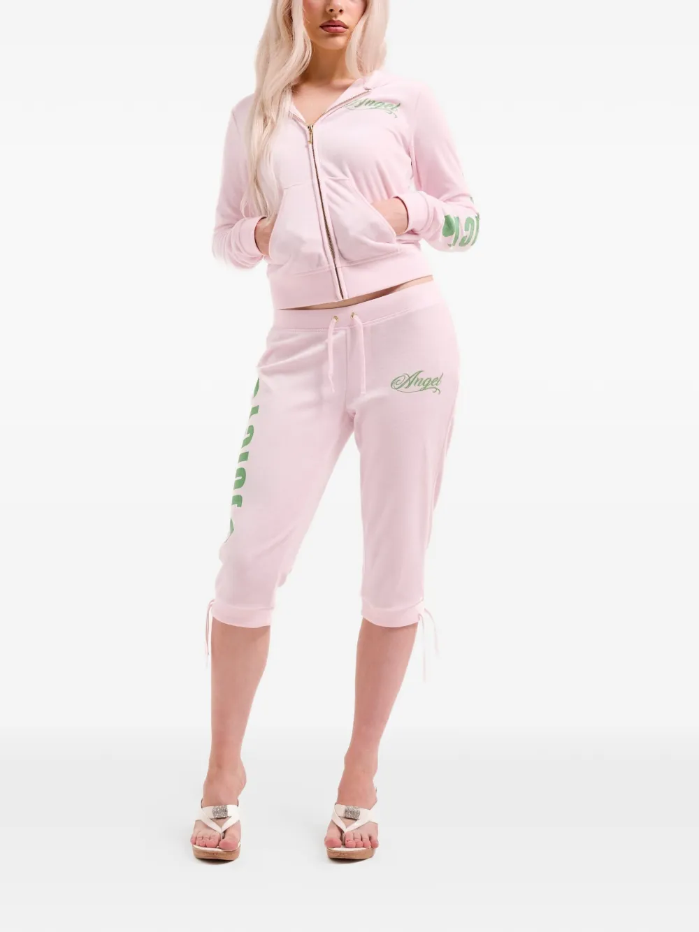 Juicy Couture Juicy Angel broek met logo-print Roze