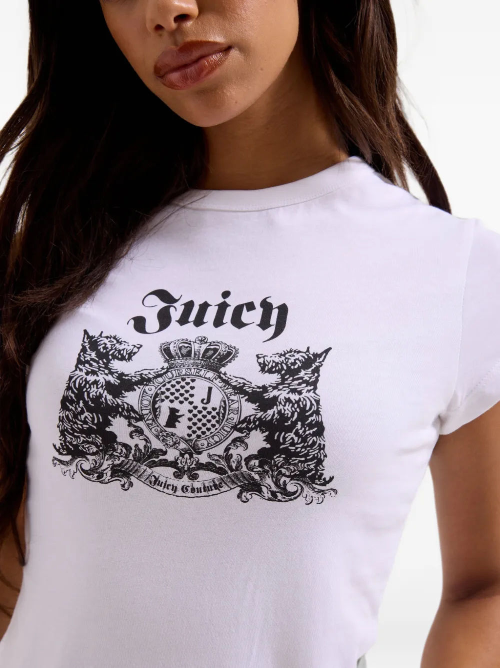 Juicy Couture T-shirt met grafische print Wit