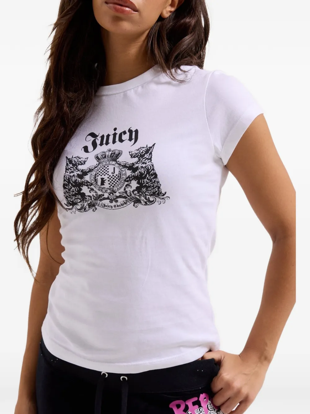 Juicy Couture T-shirt met grafische print Wit