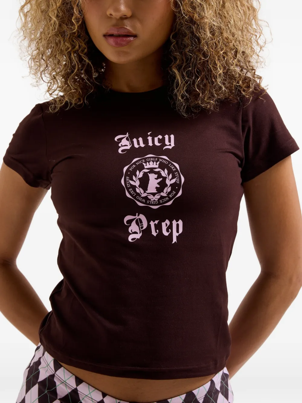 Juicy Couture Pyjama met logoprint Bruin