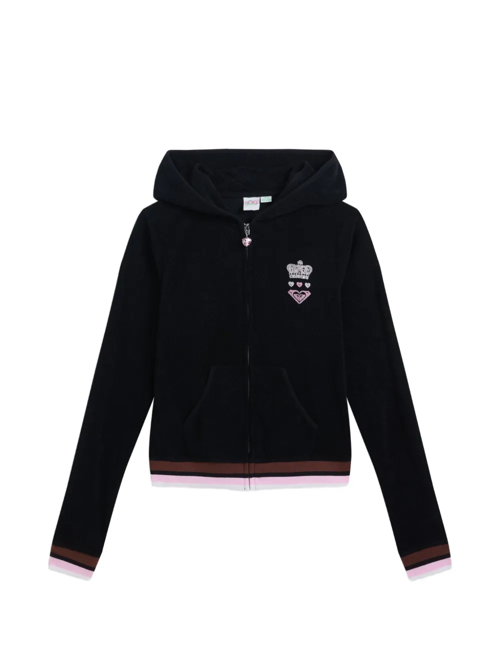 Juicy Couture x Roxy Felpa con cappuccio - Nero