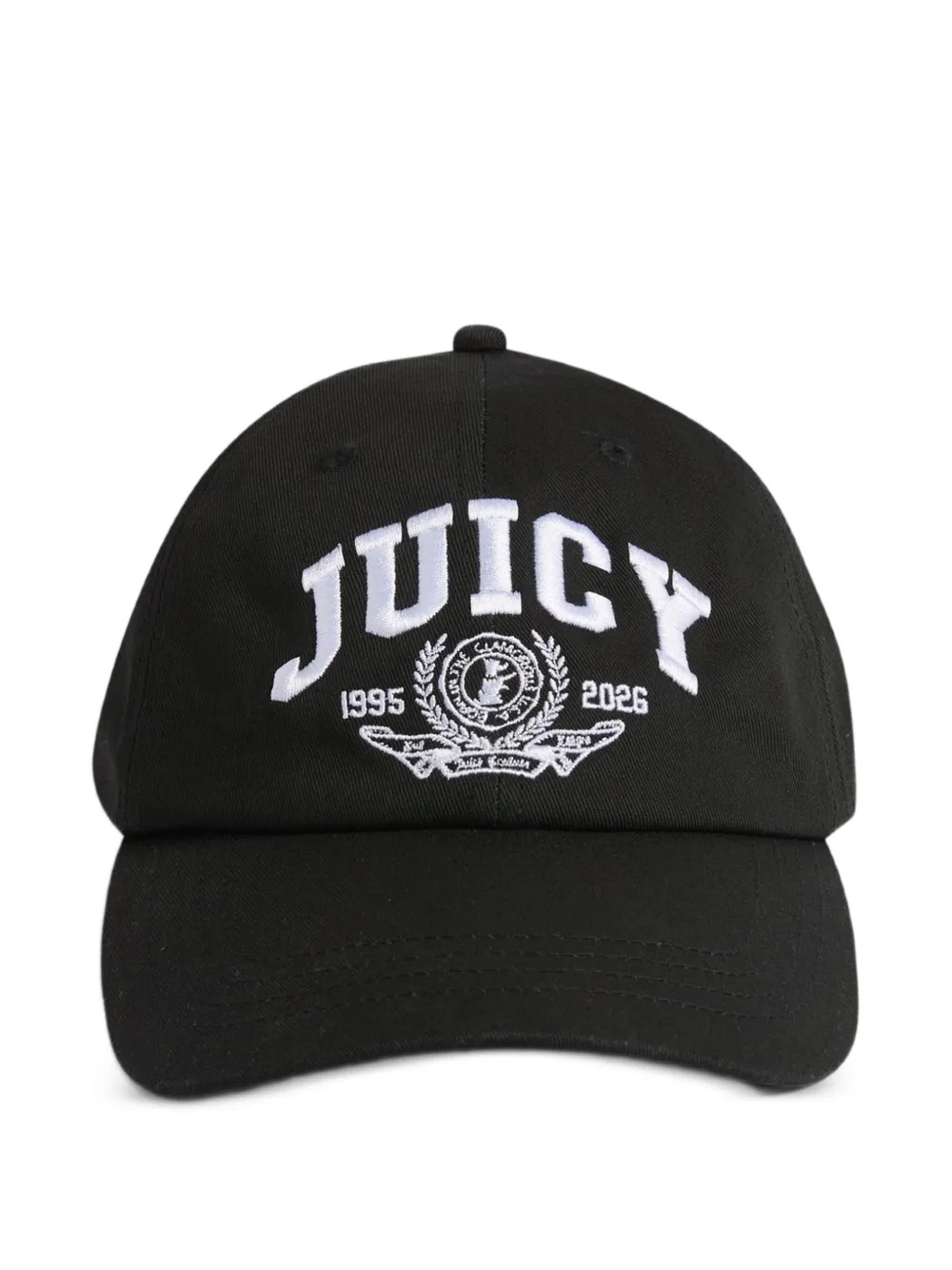 Juicy Couture Cappello da baseball con ricamo - Nero