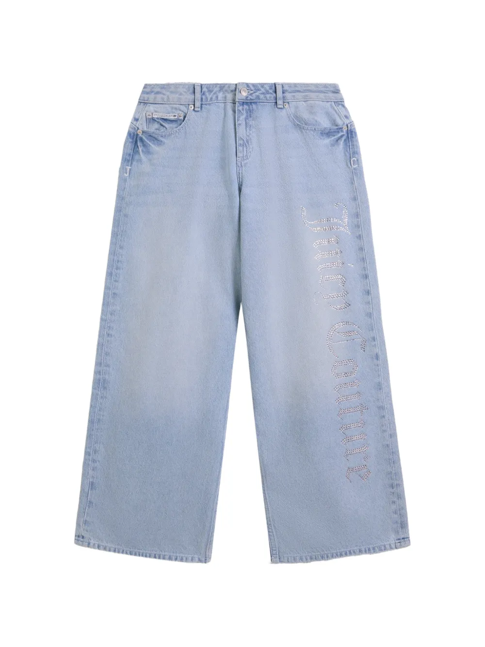 Juicy Couture Jeans a gamba ampia con decorazione - Blu