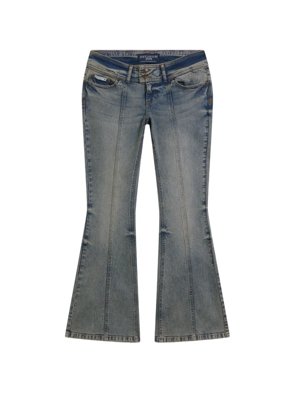 Juicy Couture Jeans svasati con ricamo - Blu