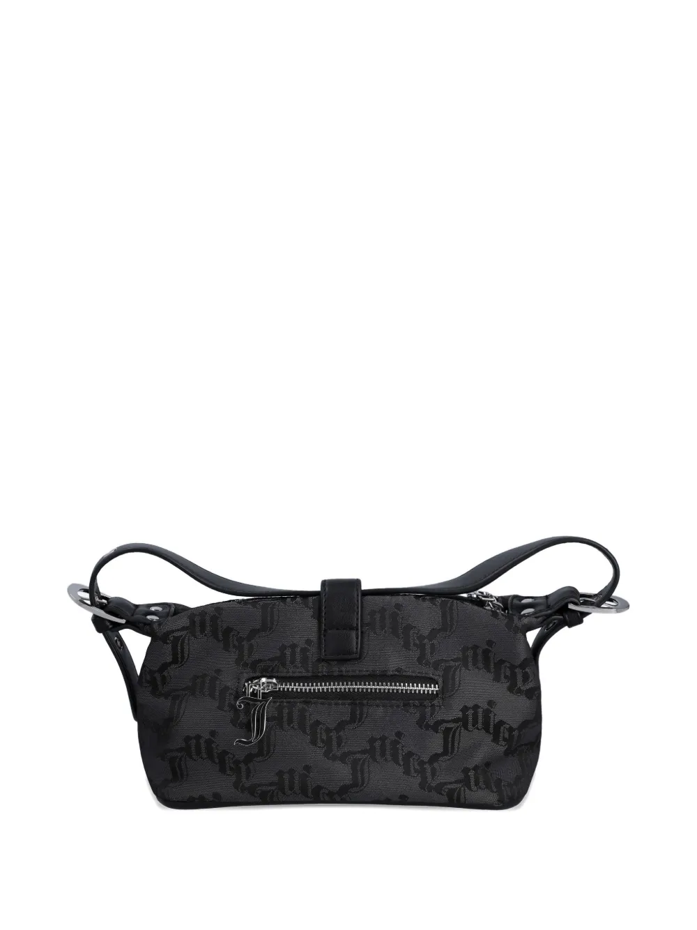 Juicy Couture Schoudertas met jacquard en gespband Zwart