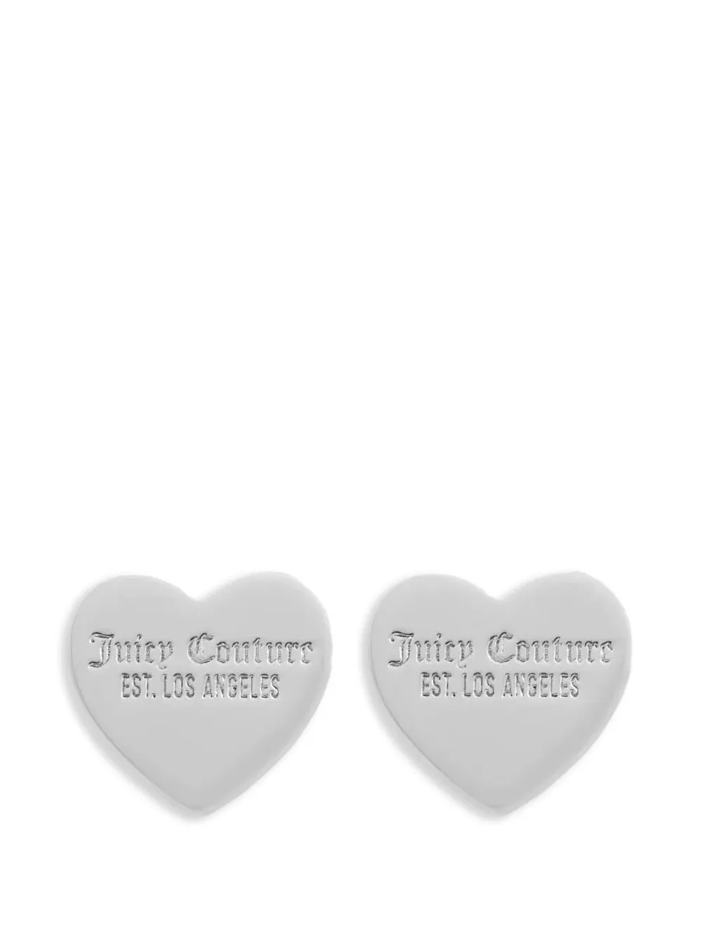 Juicy Couture Ohrstecker mit Herzform - Silber