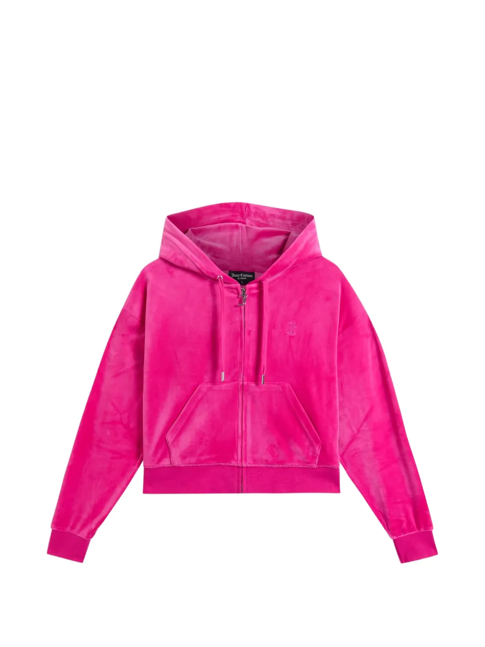 Juicy Couture Felpa crop con cappuccio - Rosa