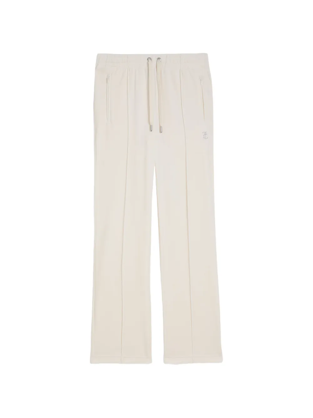 Juicy Couture Diamanté velour track pants - Bianco