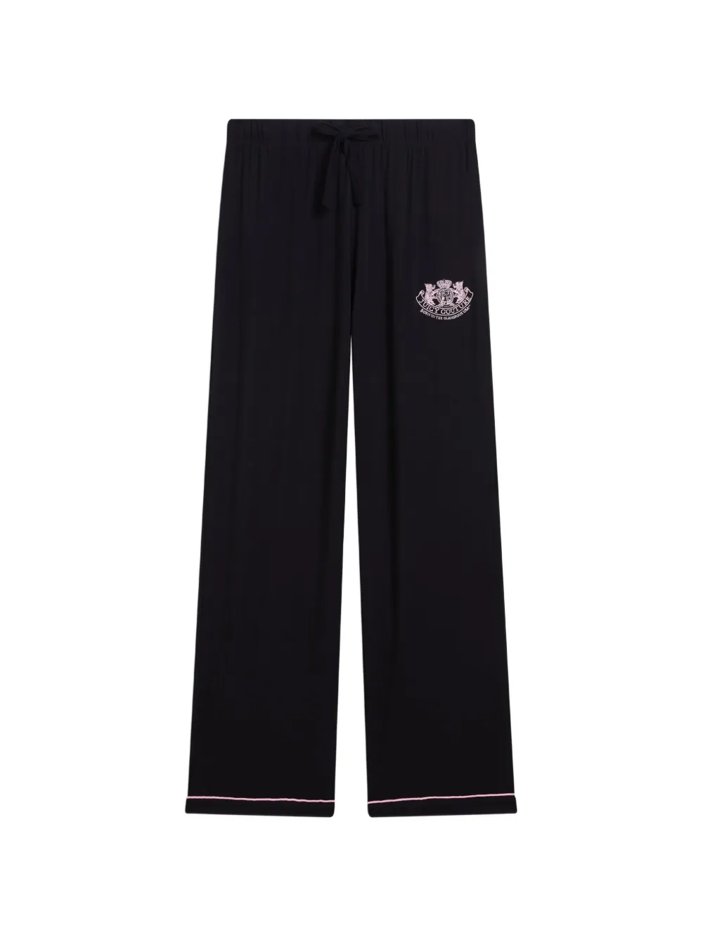 Juicy Couture Dog Crest piped pajamas - Schwarz