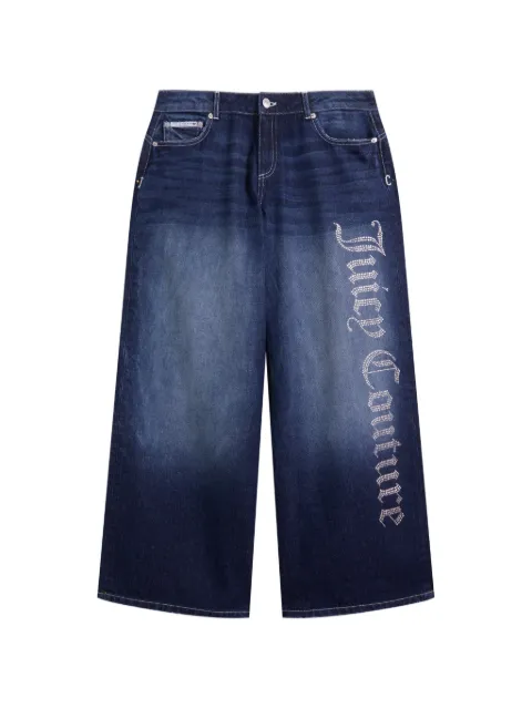 Juicy Couture Jeans a gamba ampia con decorazione