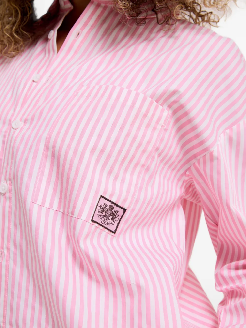 Juicy Couture Gestreept shirt Roze