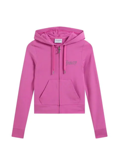 Juicy Couture diamanté zip-through hoodie