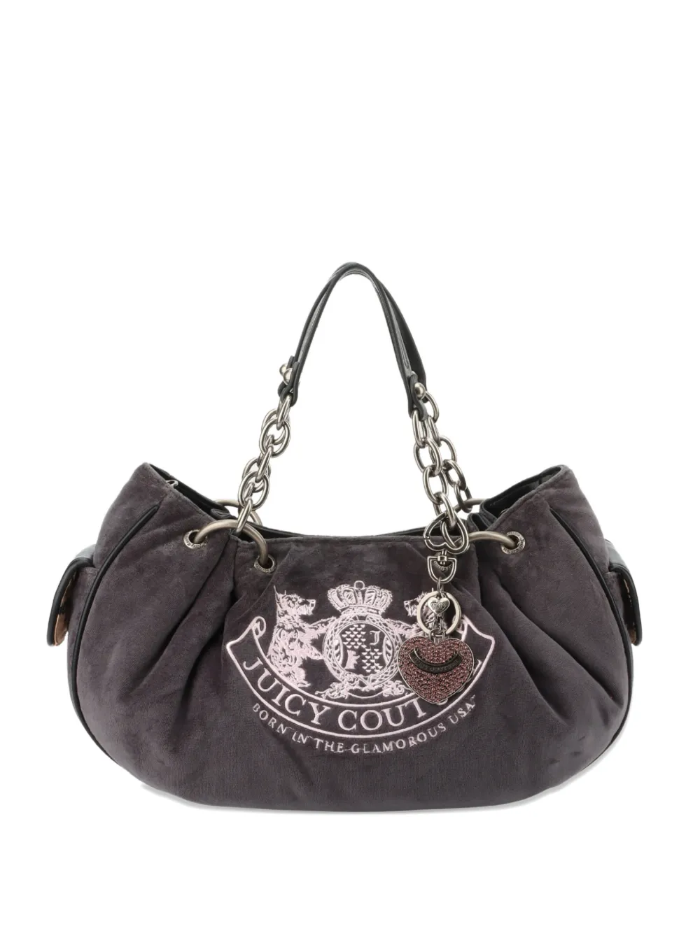 Juicy Couture Daydreamer Tote Bag aus Velours - Grau