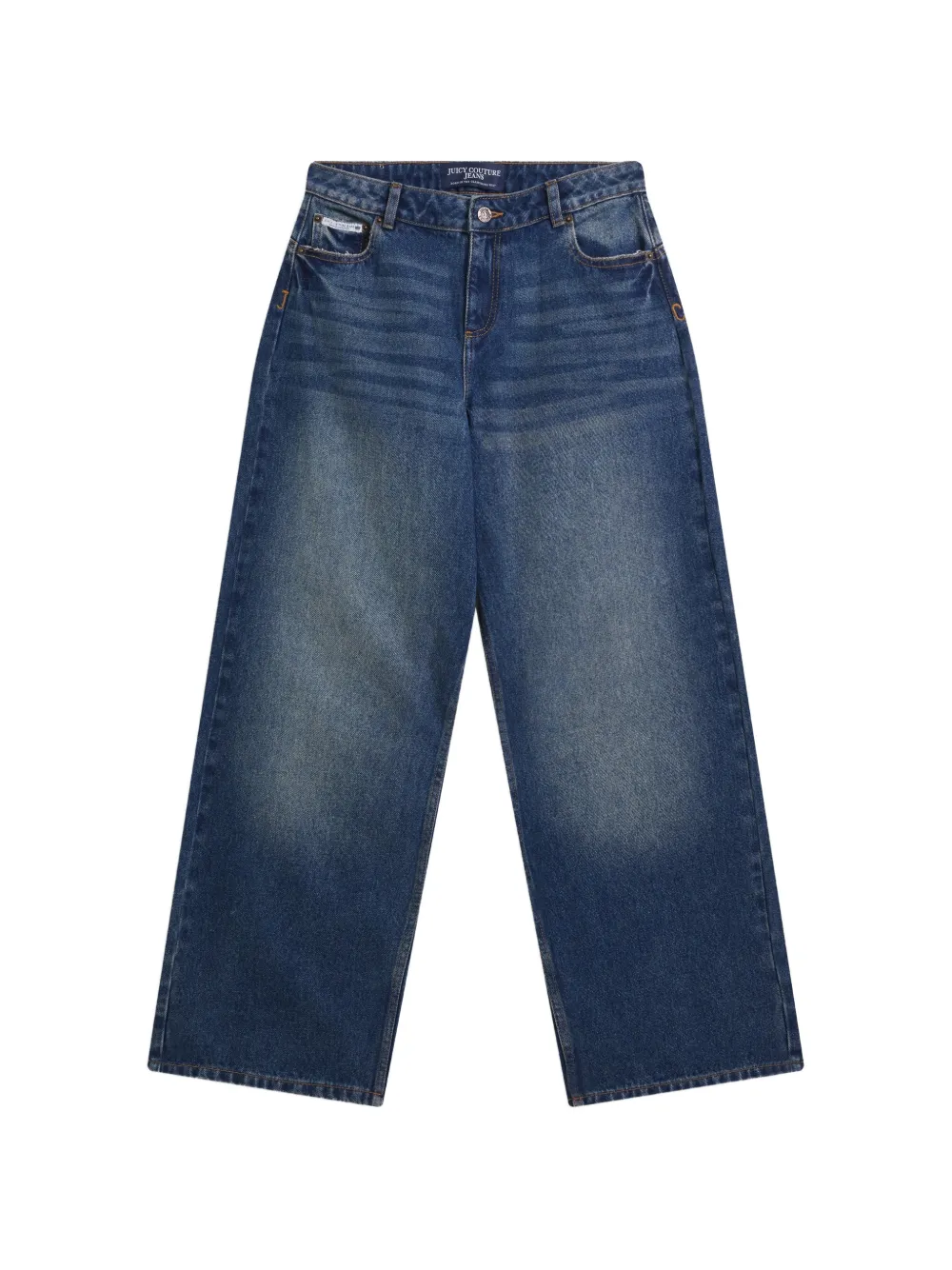 Juicy Couture Jeans con logo ricamato - Blu