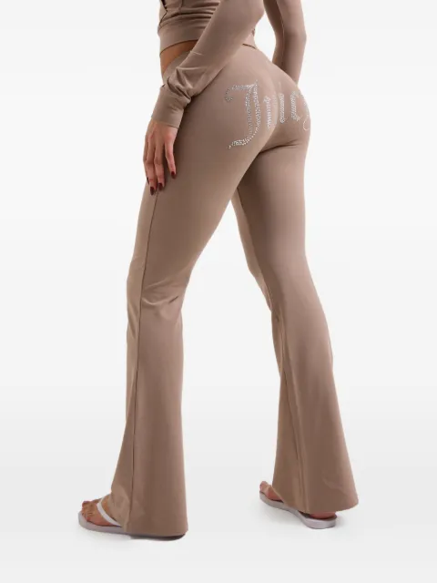 Juicy Couture diamanté-logo flared trousers