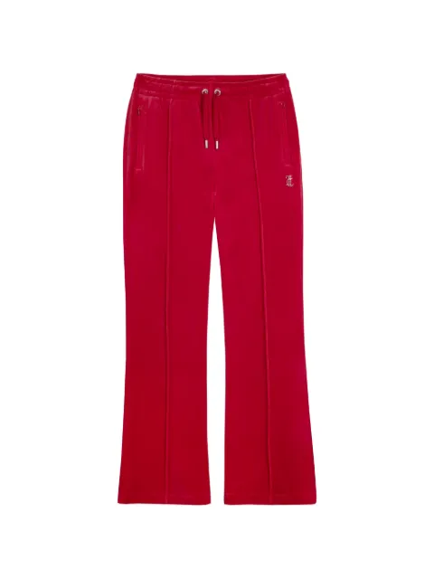 Juicy Couture Diamanté velour track pants