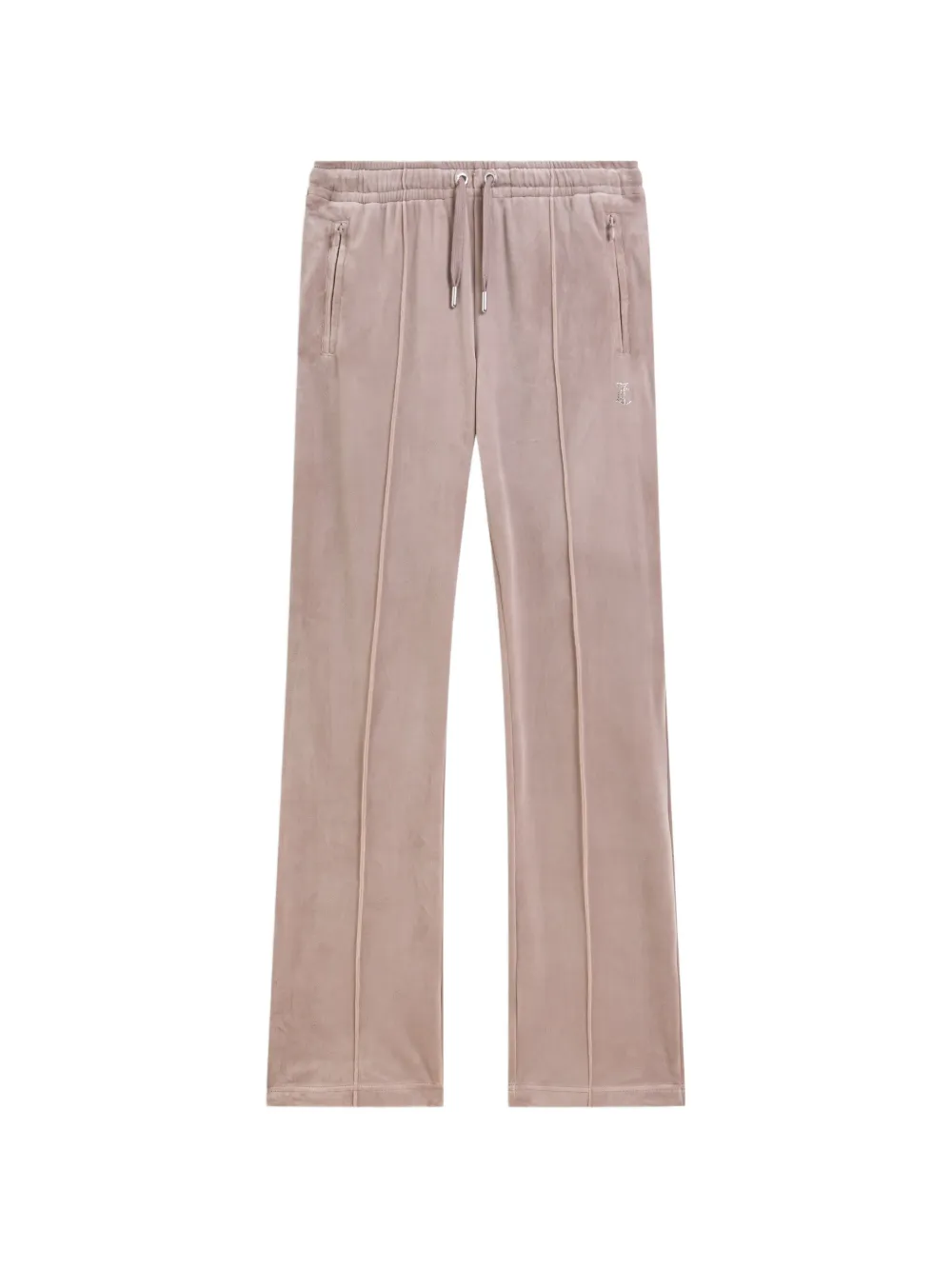 Juicy Couture velour-diamanté track pants - Toni neutri
