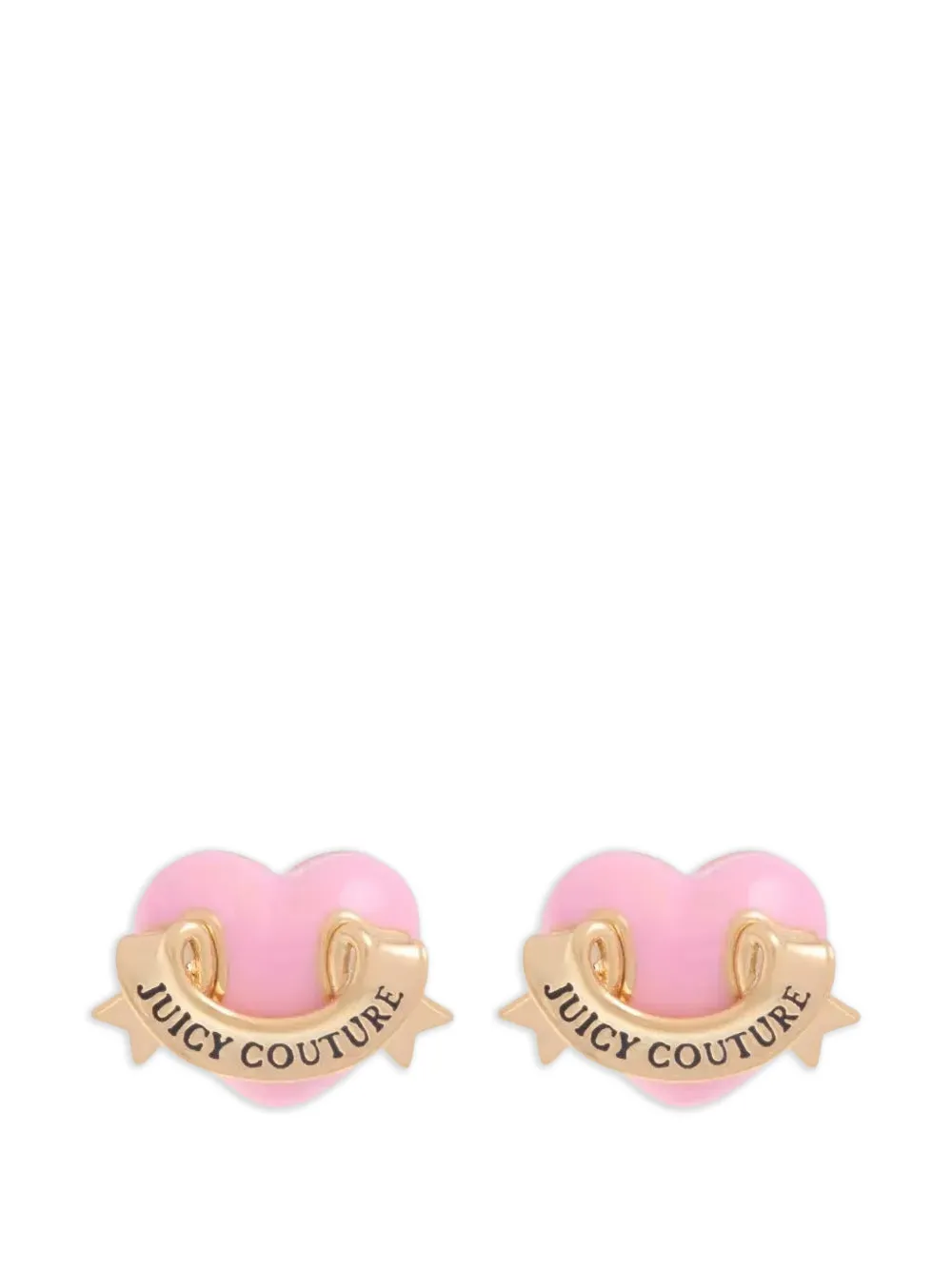 Juicy Couture Icon Heart Ohrstecker - Gold