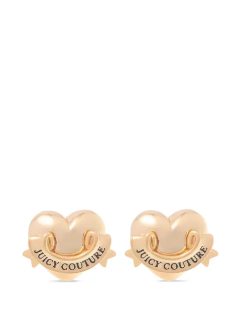 Juicy Couture Icon heart stud earrings