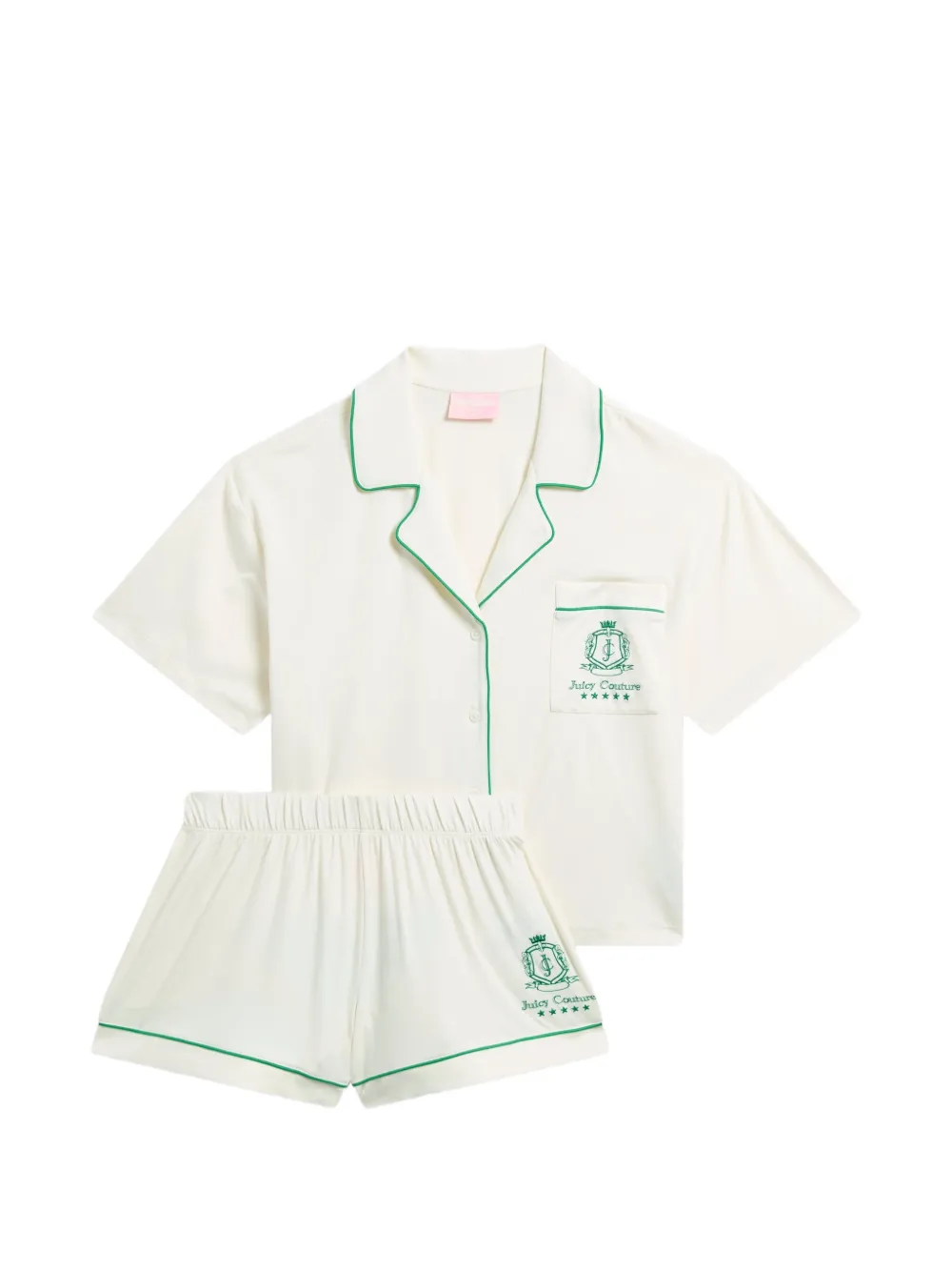 Juicy Couture Kurzärmeliger Pyjama - Weiß