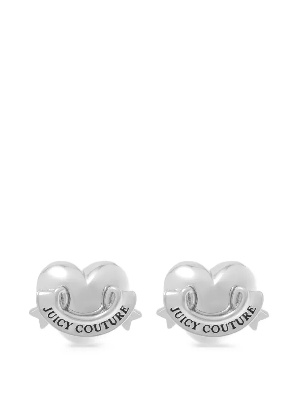 Juicy Couture Icon Heart Ohrstecker - Silber