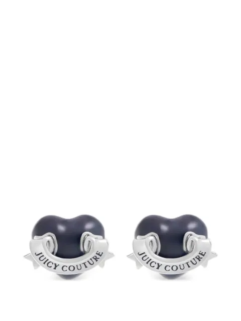 Juicy Couture Icon heart stud earrings