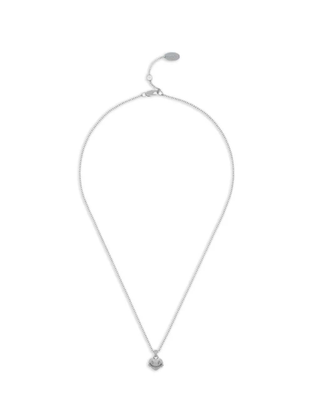Juicy Couture Collana con pendente a cuore - Argento