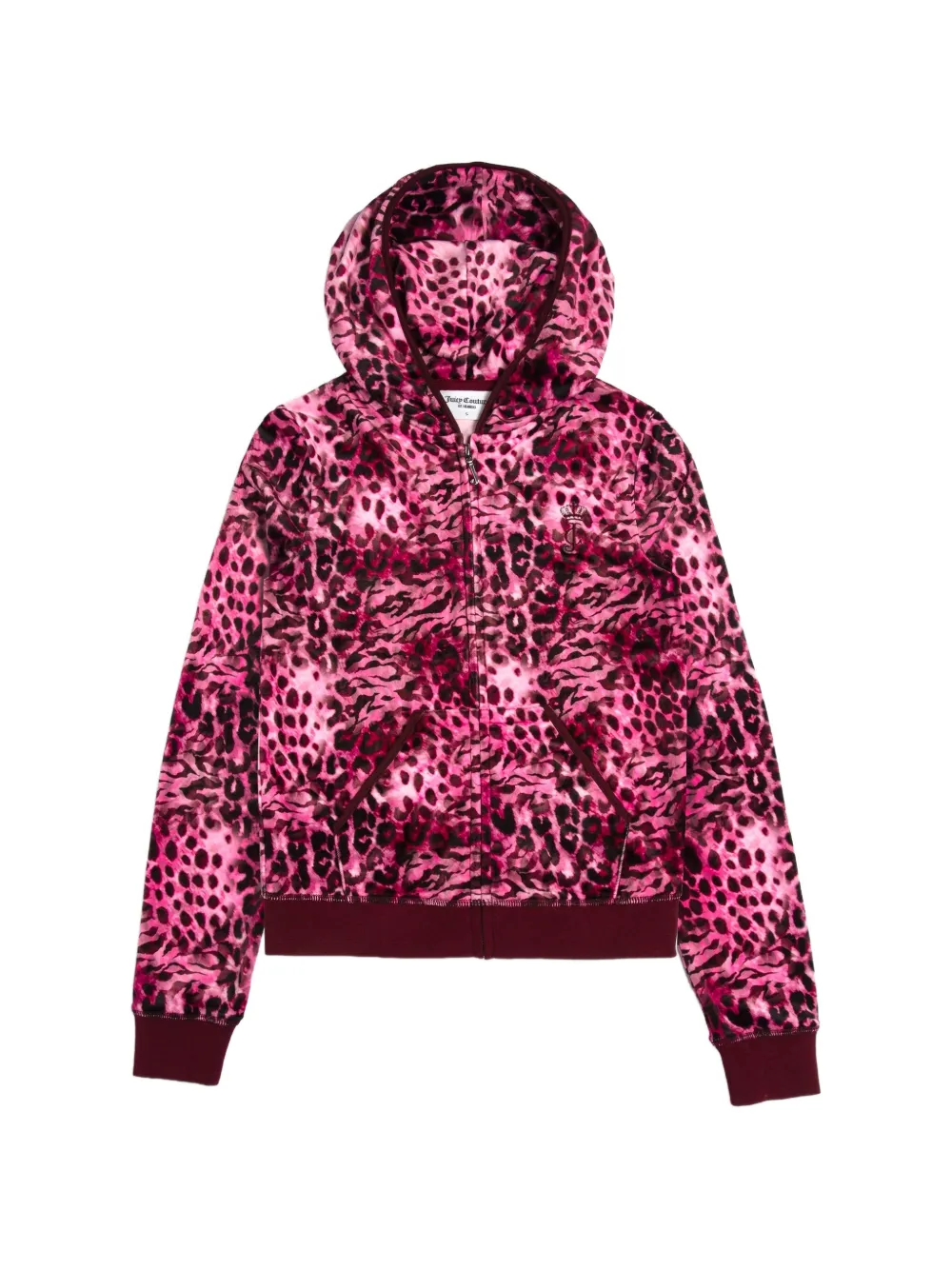 Juicy Couture Felpa con stampa leopardata - Rosa