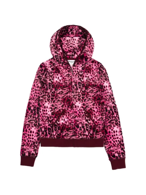 Juicy Couture leopard-print hoodie