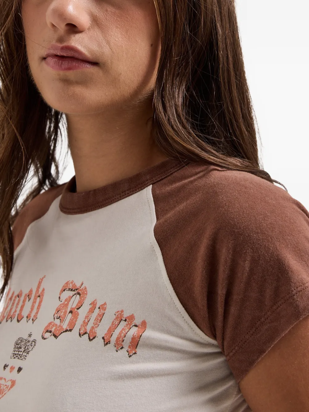 Juicy Couture x Roxy T-shirt met grafische print Wit