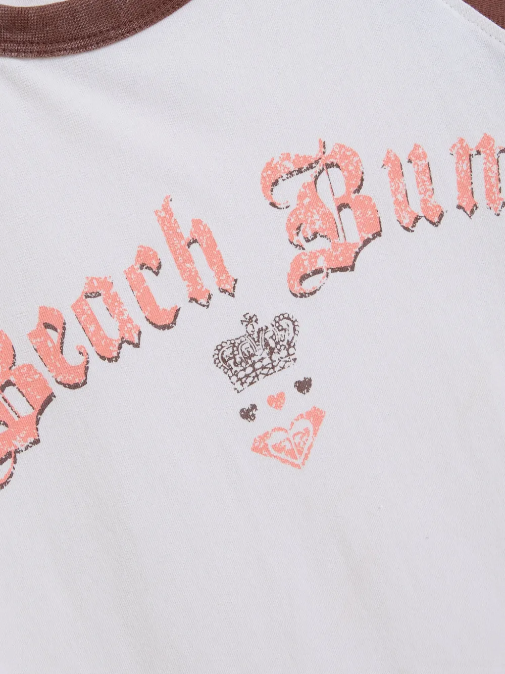 Juicy Couture x Roxy T-shirt met grafische print Wit