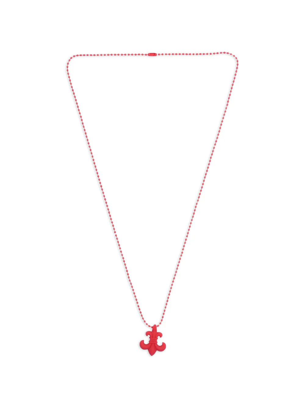 Chrome Hearts BS Fleur pendant necklace - Rosso