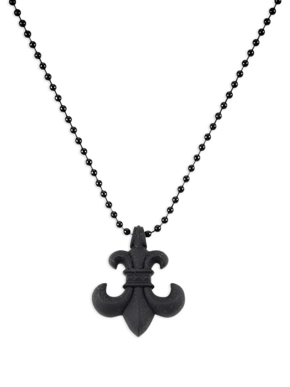 Chrome Hearts BS Fleur-pendant necklace - Nero