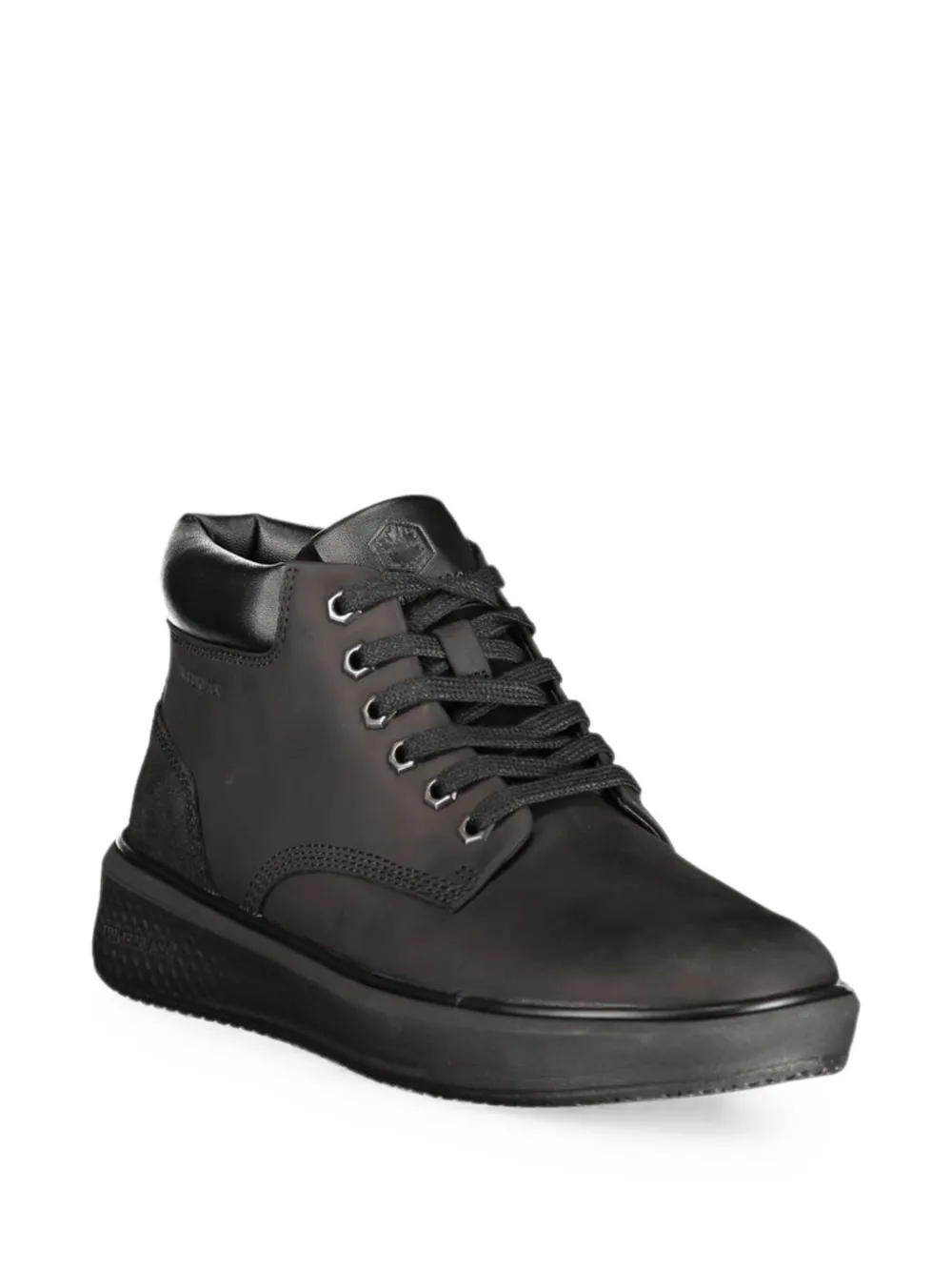 LUMBERJACK lace-up leather hiking boots Zwart
