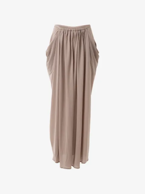 YANGKEHAN draped gathered skirt
