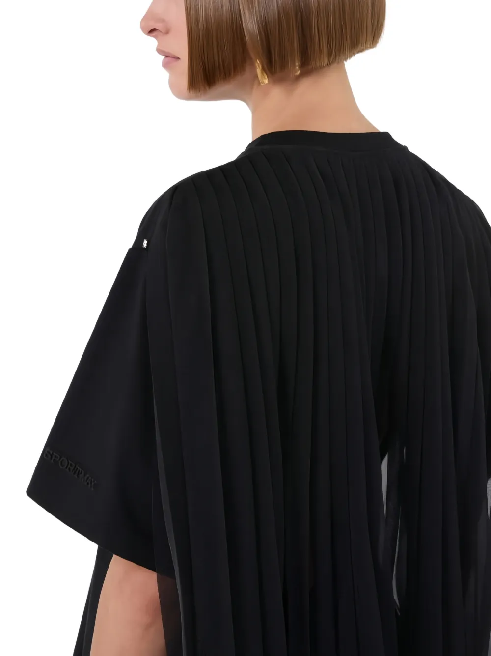 Sportmax Katoenen T-shirt Zwart